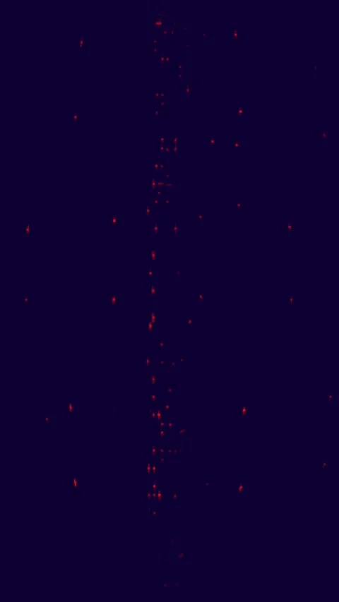 Distortion Noise Loop Wave Portrait Stock Footage 331094484