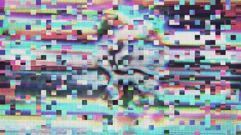 Distortion Noise Loop Wave Widescreen Stock Footage 331080023