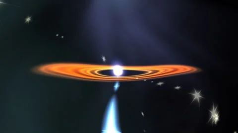 The distortion of space. Teleportation Stock Footage 64629439