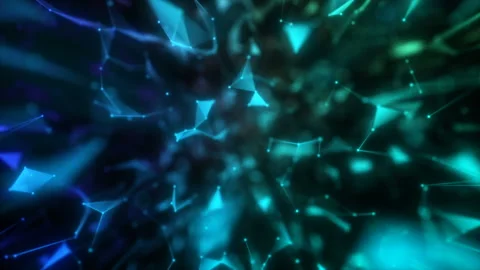 Distortion of space.Animated computer background. Stock Footage 102660559