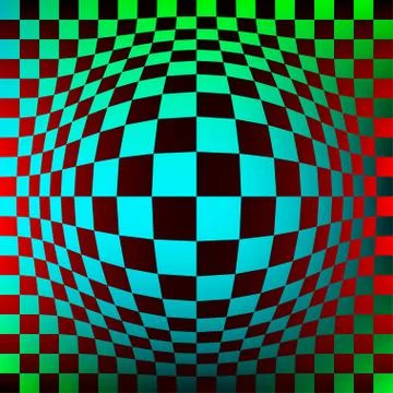 Distortion of surface Stock Illustration