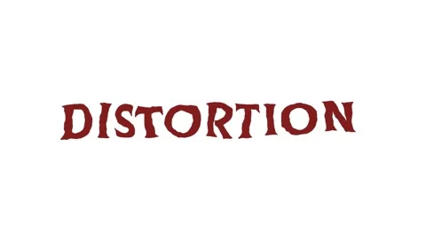Distortion text animation 4K Stock Footage 277260761