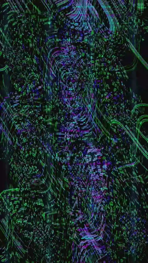 Distortion Wave Visual Background Vertical Stock Footage 331082446