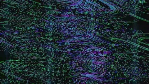 Distortion Wave Visual Background Wide Stock Footage 331082450