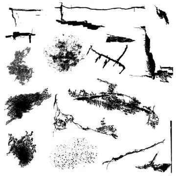 Distress Elements 스톡 일러스트