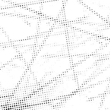 Distress Halftone Texture Illustrazione stock