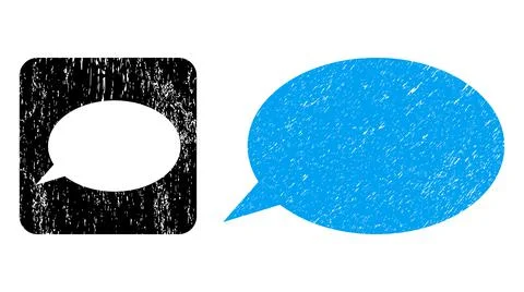 Distress Message Cloud Stencil Stamp 스톡 일러스트