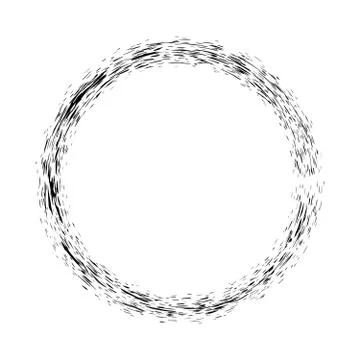 Distress Ring Texture Stock Illustration
