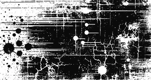 Distress vector old black grunge scratch metal background. Rust black rust Stock Illustration