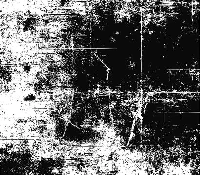 Distress vector old black grunge scratch metal background. Rust black rust Stock Illustration