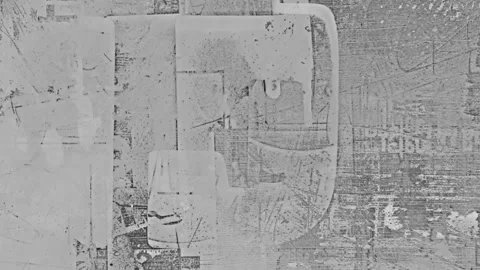 Distressed Analog Grunge Texture Layer Stock Footage 295704670