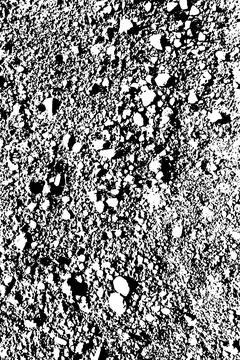 Distressed background. Monochrome grainy texture. Vector image. Stock Illustration