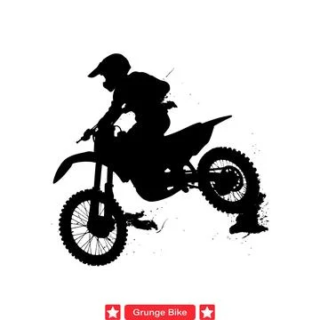 Distressed Bicycle Vector Collection  Rough Edges for Vintage Projects Stock Illustration