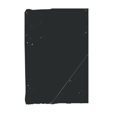 Distressed black folded paper blank poster background Stock Illustration