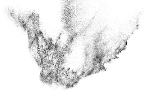 Distressed black texture. Stock Illustration