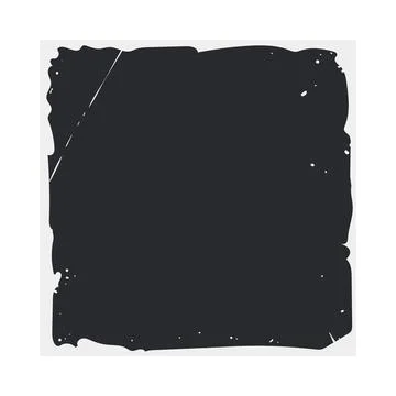 Distressed blank rectangular frame with retro grunge texture Stock Illustration