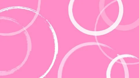 Distressed Circles Pink Illustrazione stock