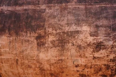 Distressed copper texture with rustic beauty, ideal for authentic vintage d.. 库存照片