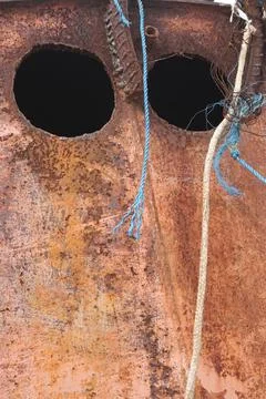 Distressed copper texture with rustic beauty, ideal for authentic vintage d.. 写真素材