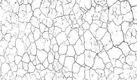 Distressed Cracked Surface grunge Texture Overlay, grunge wall texture Stock Illustration