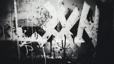 Distressed Creative Grunge Texture Display Stock Footage 263014099