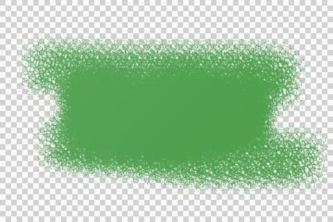 Distressed Green Rectangle Frame with Grunge Texture Stock Illustration