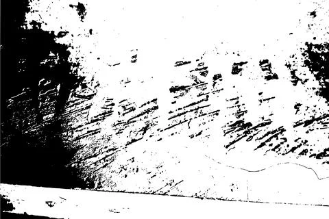 Distressed Grunge Overlay Texture with Cracks and Scratch Marks Stock Illustration