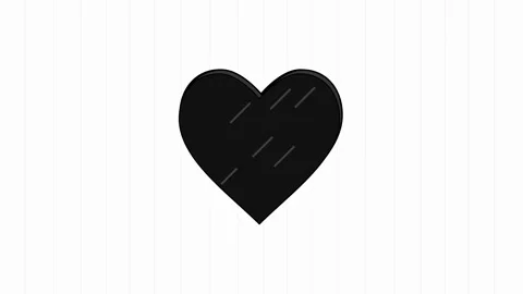 Distressed Grungy Heart Shape with Textured Background for Romantic and Vinta Stock Footage 344739639