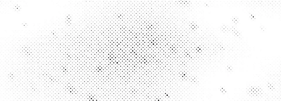 Distressed halftone gradient background. Grunge faded gritty noise texture Stock Illustration