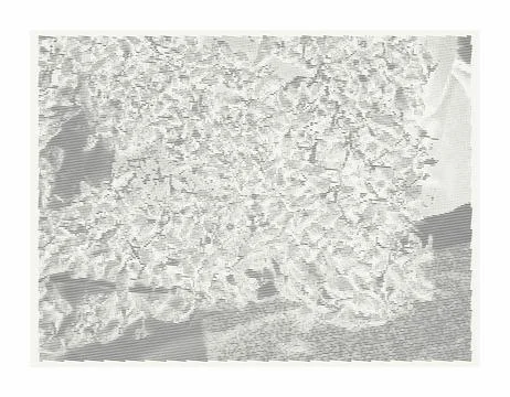 Distressed halftone line texture. Abstract black and white noise pattern wi.. 스톡 일러스트