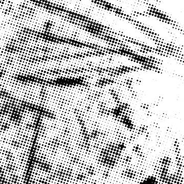 Distressed Halftone Texture Illustrazione stock