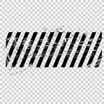 Distressed hazard stripe grunge Ilustración de archivo