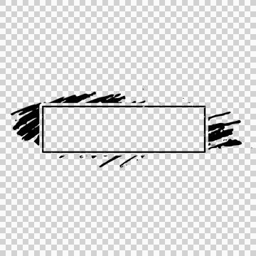 Distressed horizontal rectangle banner Stock Illustration