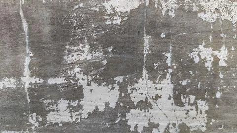 Distressed horizontal surface of concrete wall showing scratches, cracks, a.. Stock Photos