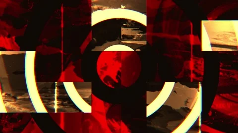 Distressed Layers Overlay Transition Effect Video stock 323182580