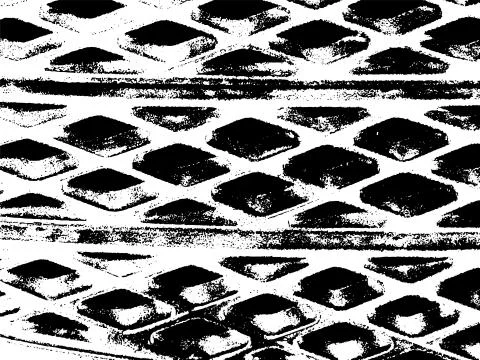 Distressed overlay texture of rusted peeled metal. grunge background. abstract Stock Illustration