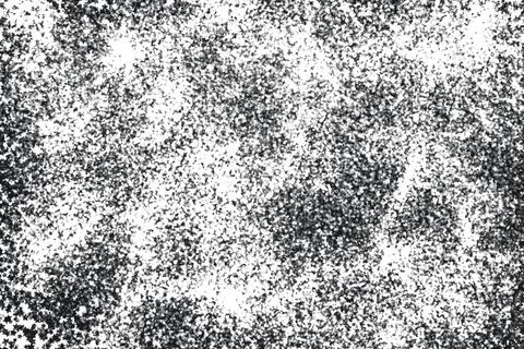 Distressed overlay texture of rusted peeled metal.Grunge Black And White Urb Stock Illustration