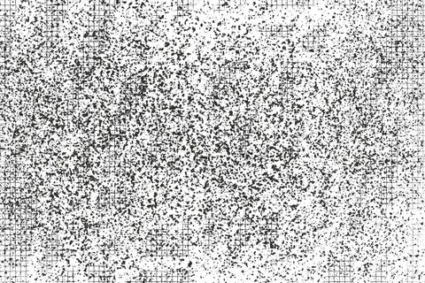 Distressed overlay texture of rusted peeled metal.Grunge Black And White Urb Stock Illustration