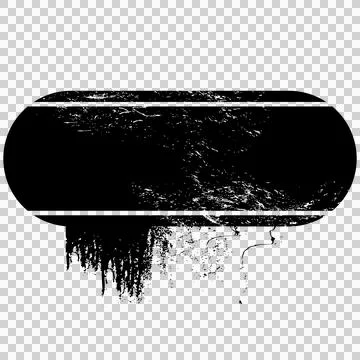 Distressed pill banner grunge frame label Иллюстрация