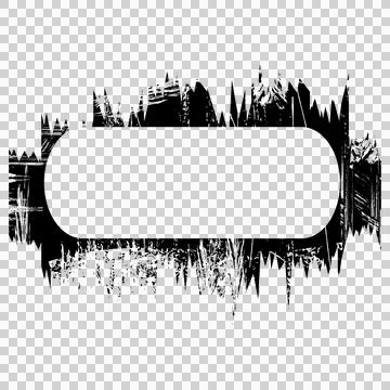 Distressed pill frame Stock Illustration