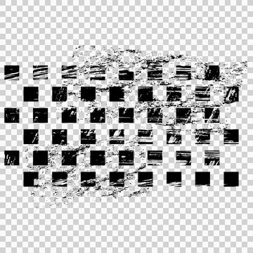 Distressed pixel square grid grunge pattern 스톡 일러스트