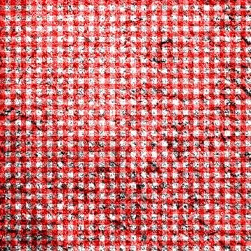 Distressed Red and White Gingham Pattern 스톡 일러스트