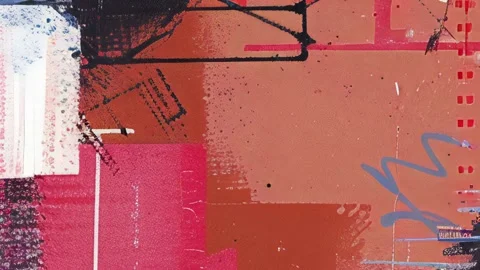 Distressed Seamless Grunge Texture Visual Stock Footage 300081896