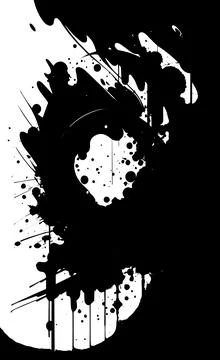 Distressed spray grainy overlay texture. Grunge dust messy background. Dirt.. Stock-Illustration