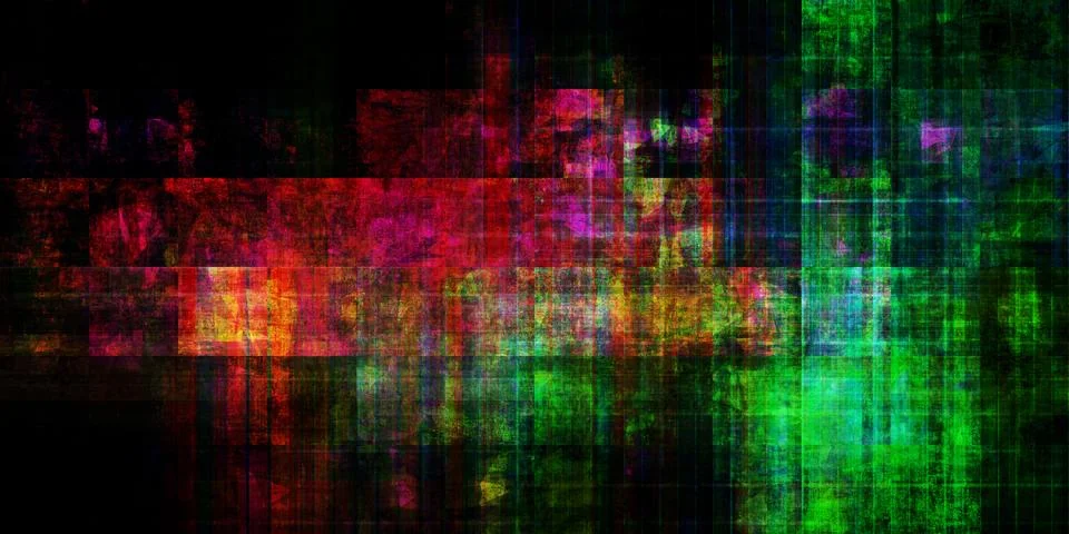 Distressed Tech Background Texture For Website Design 스톡 일러스트