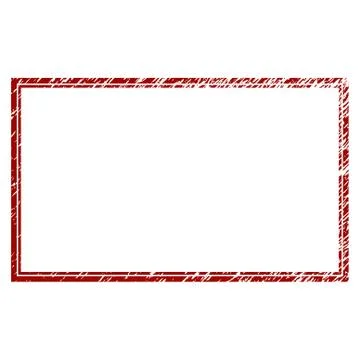 Distressed Textured Double Rectangle Frame Stock Illustration