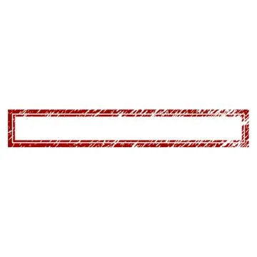 Distressed Textured Double Rectangle Frame Stock Illustration