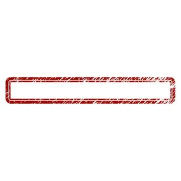 Distressed Textured Double Rounded Rectangle Frame Stock Illustration