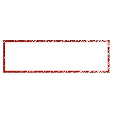 Distressed Textured Rectangle Frame Stock Illustration