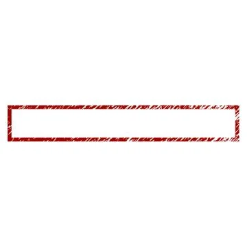 Distressed Textured Rectangle Frame Illustrazione stock